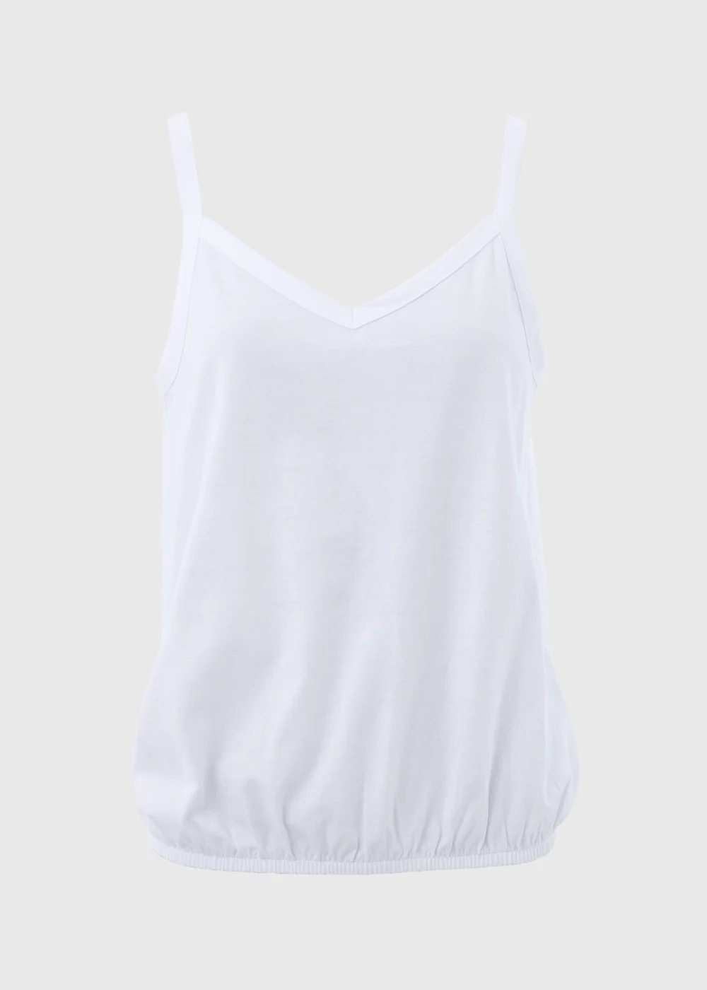 White Plain Frill Cami Top - 8 Image 5
