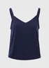 Navy Frill Plain Cami - Size 8 Image 5