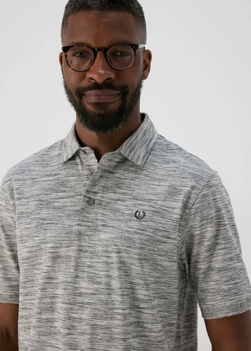 Lincoln Grey Space Dye Polo - S Image 3