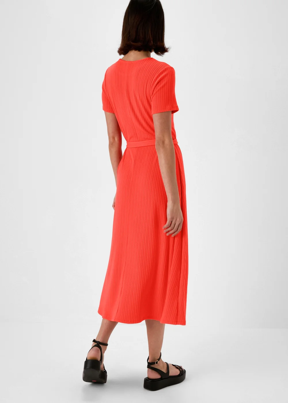 Et Vous Red Jersey Midi Dress - 8 Image 2