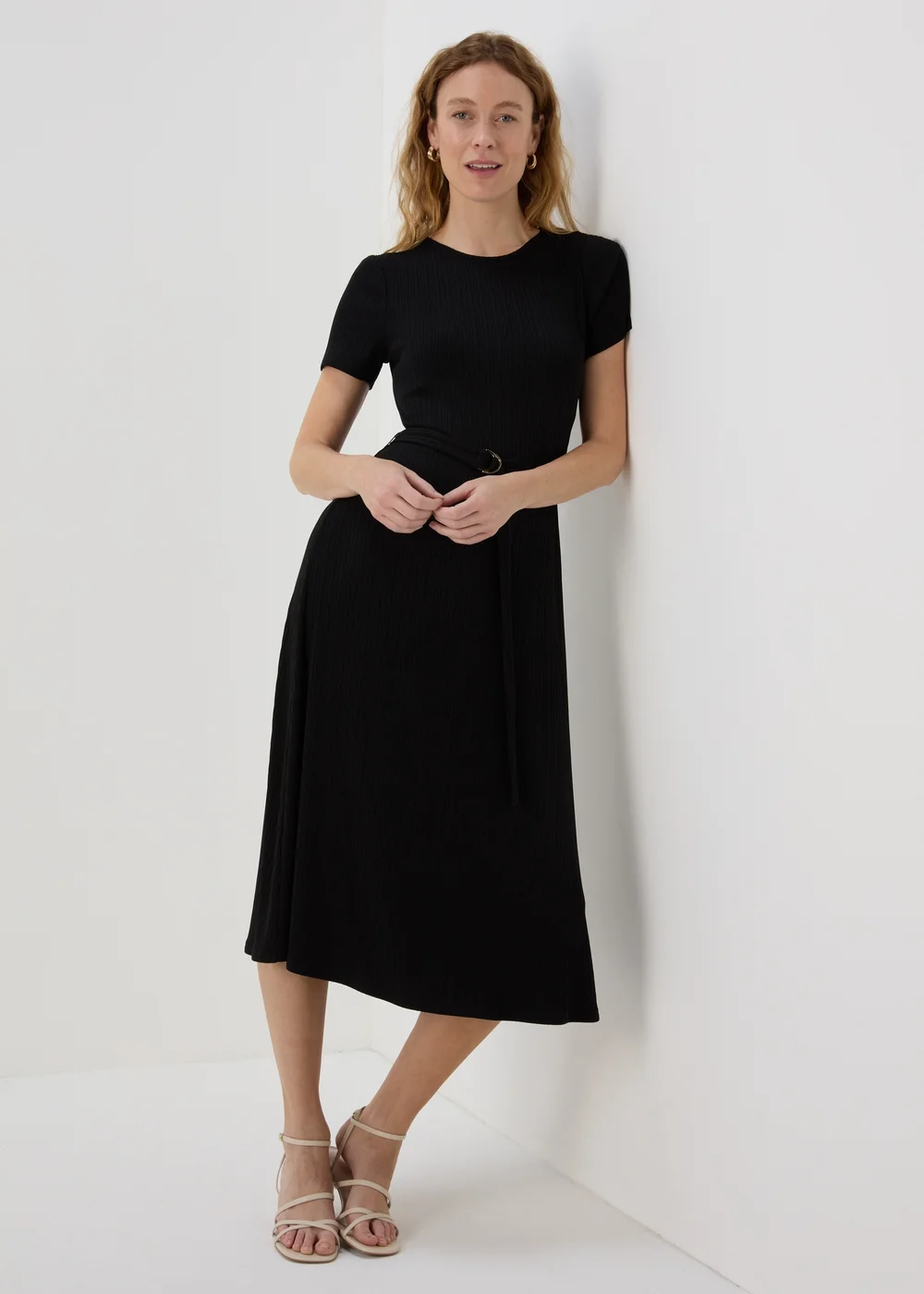 Et Vous Black Jersey Midi Dress - 8 Image 1