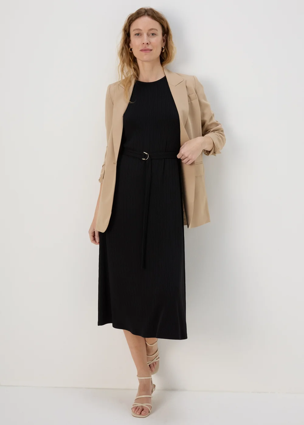 Et Vous Black Jersey Midi Dress - 8 Image 4