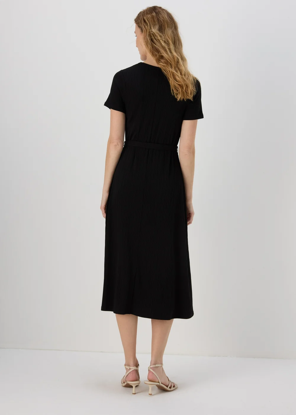 Et Vous Black Jersey Midi Dress - 8 Image 2
