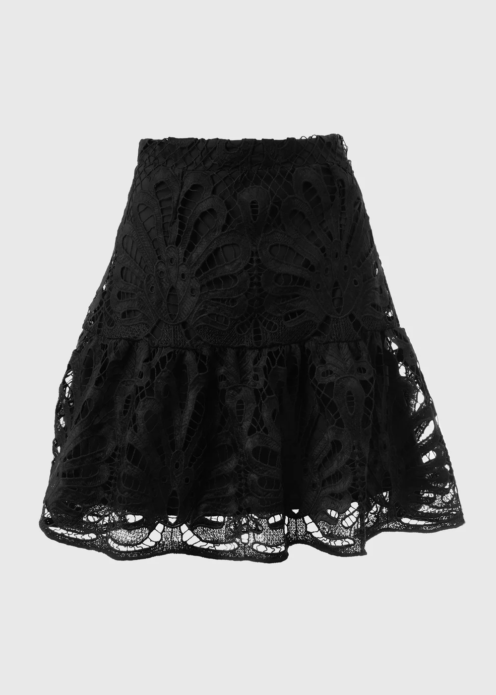 Et Vous Black Lace Mini Skirt - 8 Image 1