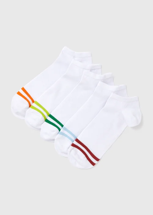 5 Pack Trainer Socks - Sizes 6 - 8.5 Image 1