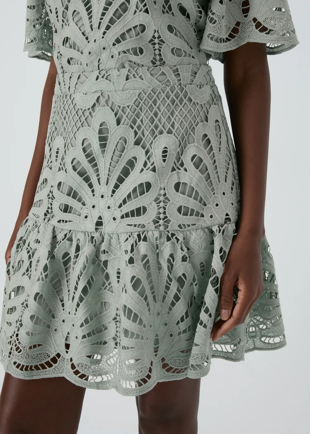 Et Vous Mint Lace Mini Skirt - 8 Image 3