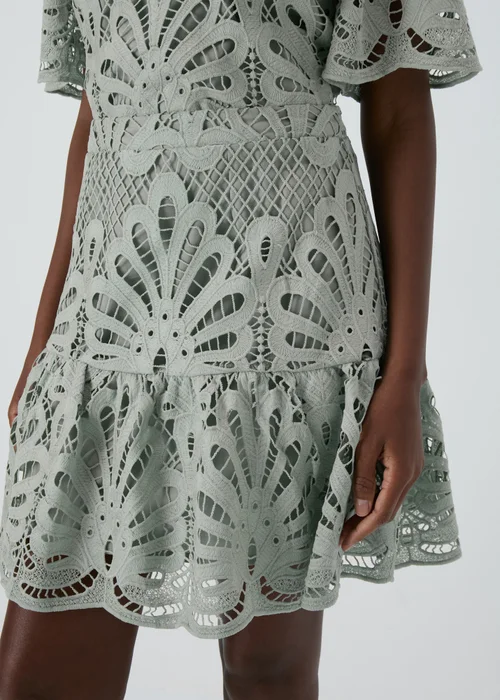 Et Vous Mint Lace Mini Skirt - 8 Image 3