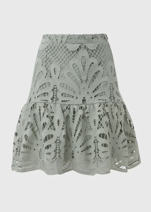 Et Vous Mint Lace Mini Skirt - 8 Image 5