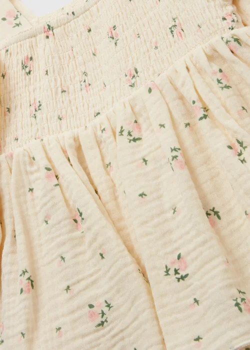 Baby Cream Double Cloth Romper (Newborn-18mths) - 0-3 months Image 2