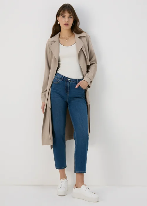 Beige Trench Coat - 8 Image 4