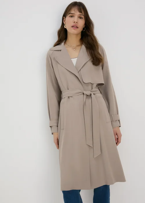 Beige Trench Coat - 8 Image 1