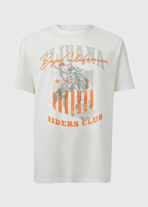 US Athletic White Tijuana Riders T-Shirt - XS Image 5