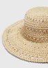 Beige Macramé Hat - One Size Image 2