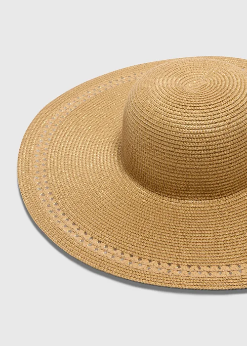 Natural Floppy Hat - One Size Image 2