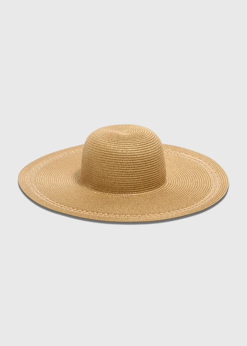 Natural Floppy Hat - One Size Image 1