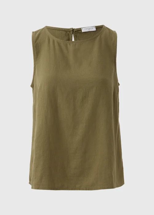 Khaki Plain Vest - 8 Image 5