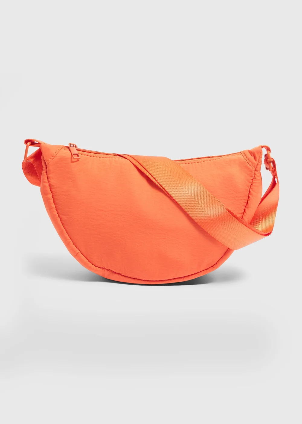 Orange Nylon Moon Bag - One Size Image 1