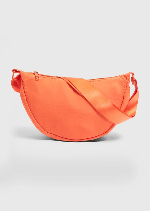 Orange Nylon Moon Bag - One Size Image 1