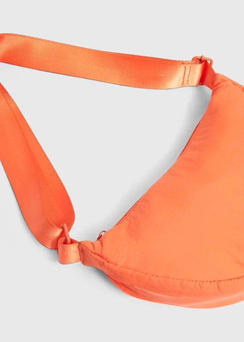Orange Nylon Moon Bag - One Size Image 2