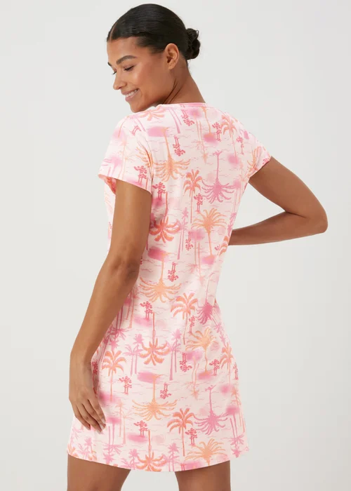 Multicolour Palm Print Nightie - Extra small Image 2