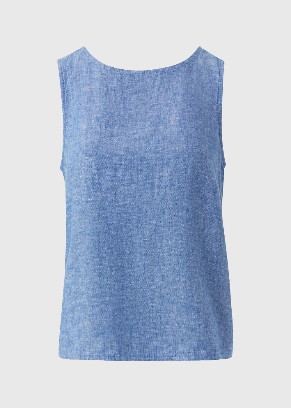 Blue Plain Vest - 8 Image 5