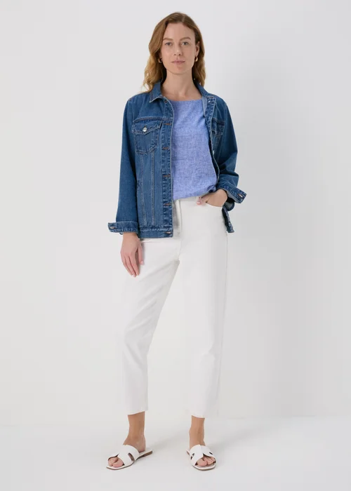 Blue Plain Vest - 8 Image 4