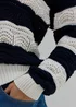 Navy Stripe Jumper - XS Image 5