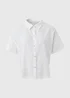 White Short Box Shirt - Size 8 Image 5