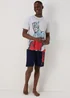 Marvel Captain America T-Shirt & Shorts Set - Extra small Image 1