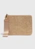 Gold Wristlet Clutch - One Size Image 3