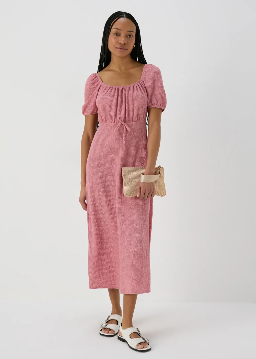 Gold Wristlet Clutch - One Size Image 1