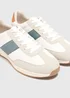 White Colourblock Trainers - Size 6 Image 1
