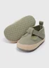 Baby Khaki T Bar Canvas Shoes (Newborn-18mths) - Age 6 - 9 Months Image 2