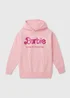 Barbie Pink Slogan Hoodie (4-11yrs) - 4 Yrs Image 1