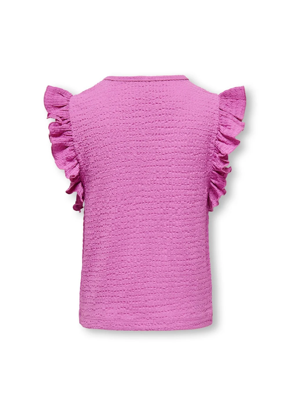 ONLY Girls Pink Frill Top (5-13yrs) - Age 5 - 6 Years Image 2