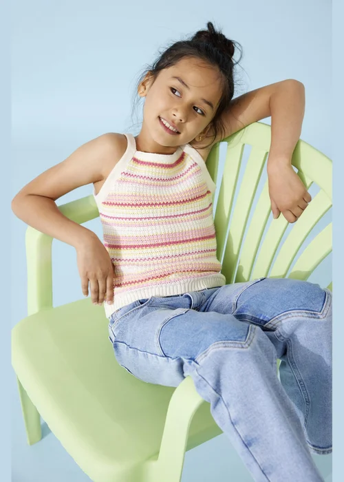 ONLY Girls Multicoloured Woven Vest (5-14yrs) - 5-6 Yrs Image 1