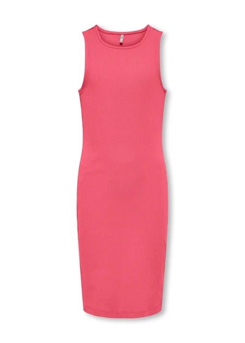 ONLY Girls Pink Midi Dress (5-14yrs) - 5-6 Yrs Image 1
