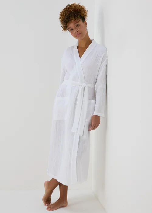 White Double Cloth Gown - Small Image 3