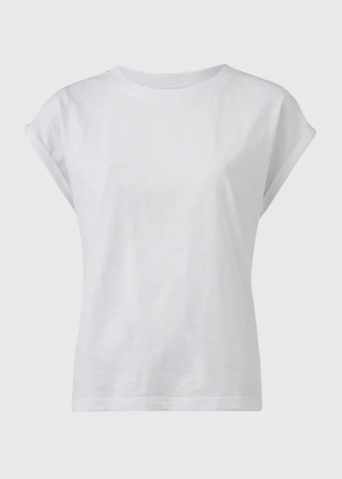 Papaya Petite White Relaxed Plain T-Shirt - XS Image 5