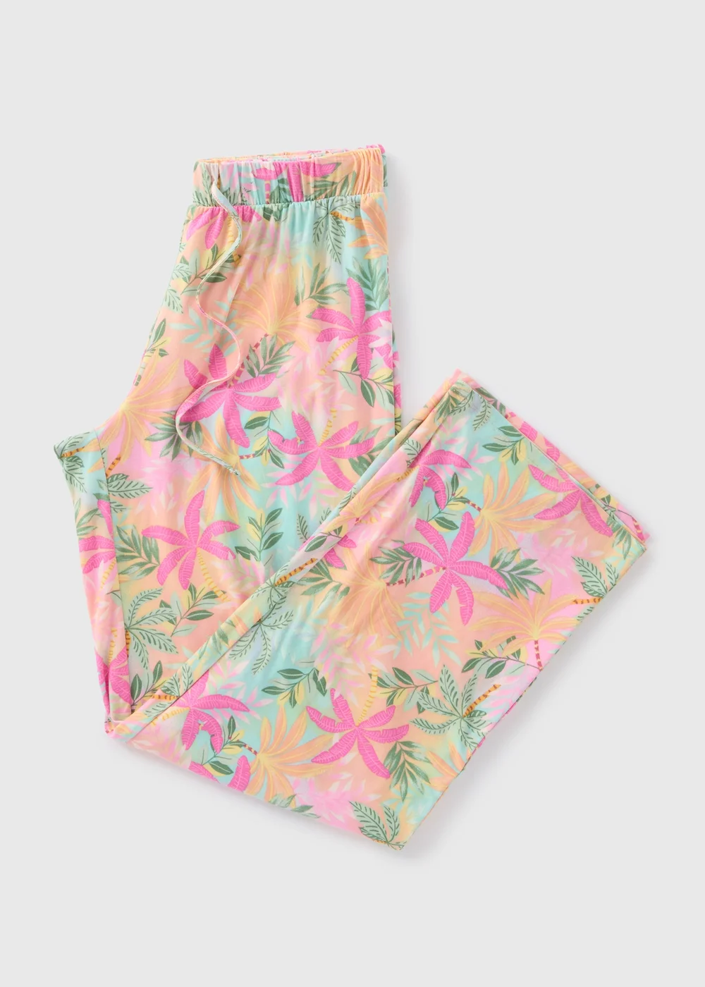 Multicolour Soft Touch Wide Pyjama Bottoms - Extra small Image 4