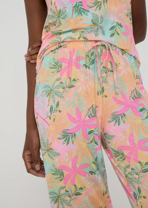 Multicolour Soft Touch Wide Pyjama Bottoms - Extra small Image 3