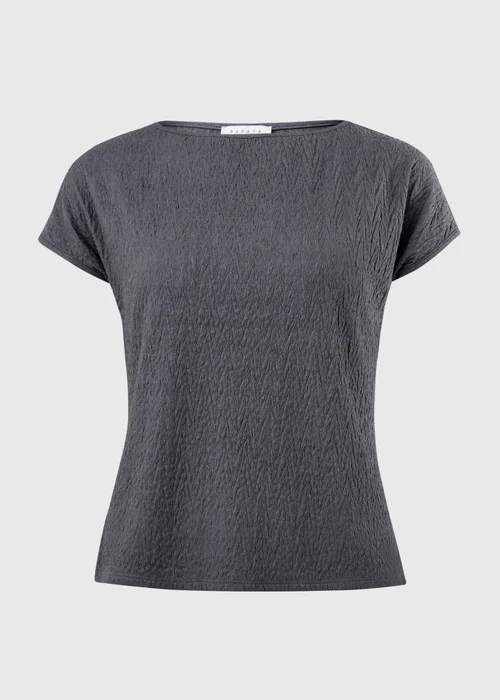 Papaya Petite Charcoal Textured Co Ord Top - 6 Image 5