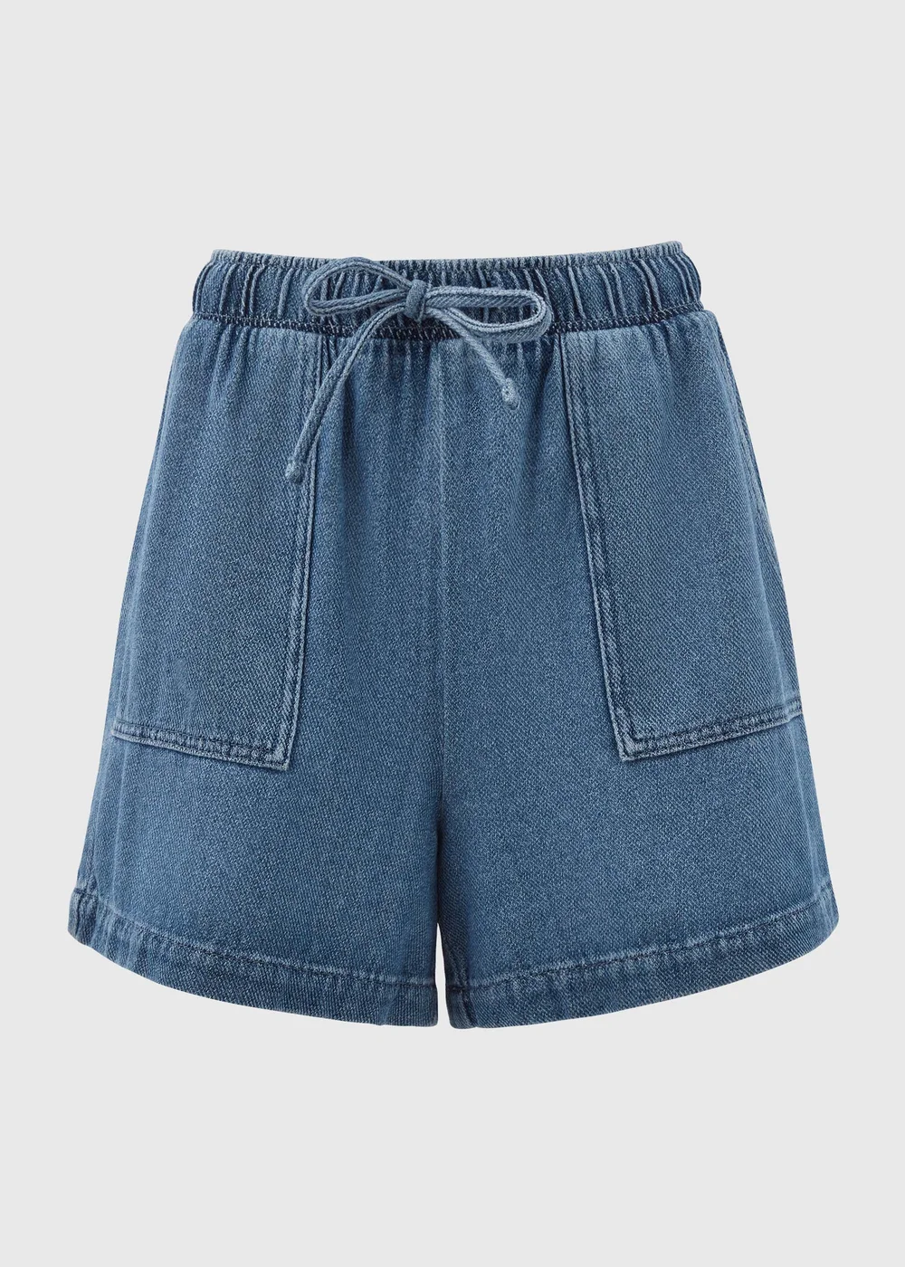 Blue Utility Jogger Shorts - 8 Image 5