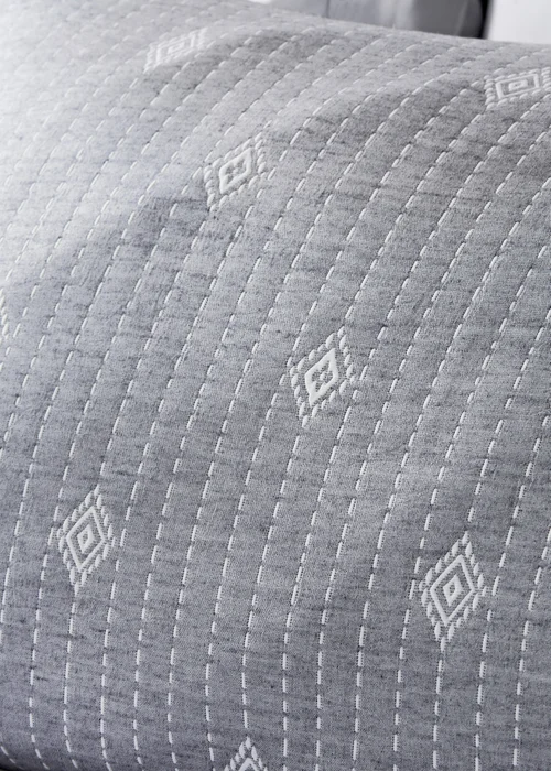 Blue Tile Stitch Duvet - Double Image 2