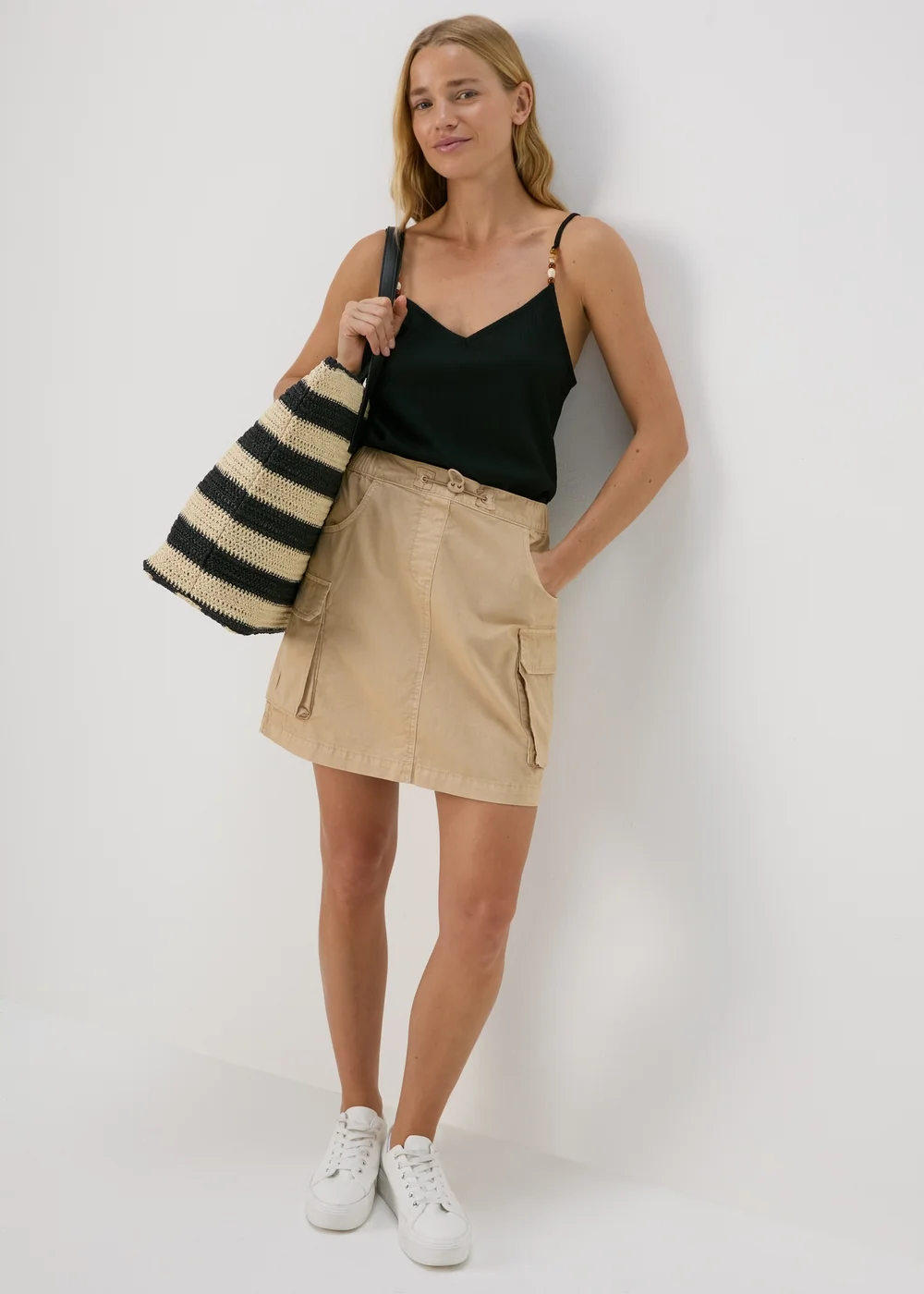 Black Beaded Cami Top - 8 Image 4