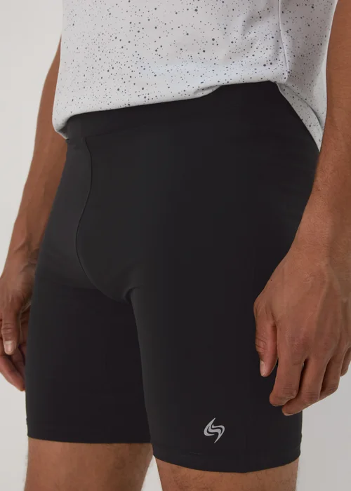 Souluxe Black Cycling Shorts - S Image 3
