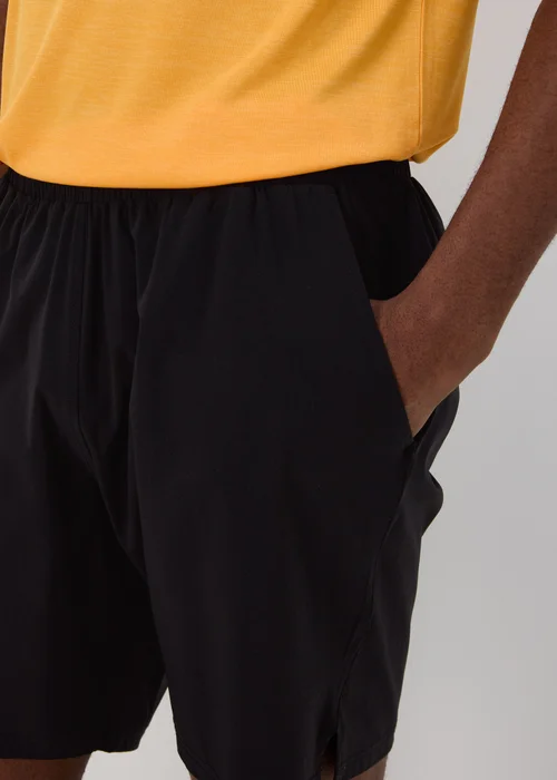 Souluxe Black Plain Regular Shorts - S Image 3