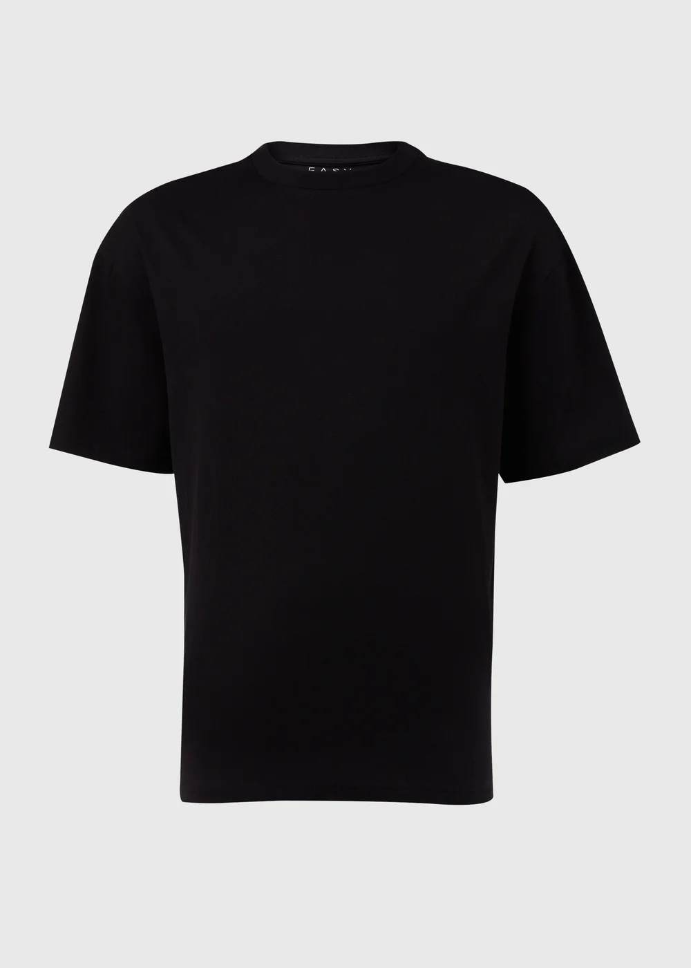 Black Oversized Essential T-Shirt - S Image 5