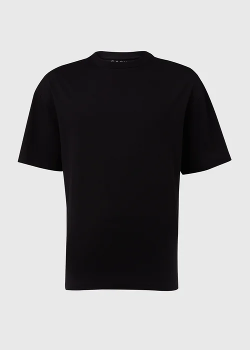 Black Oversized Essential T-Shirt - S Image 5