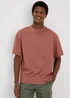 Dutsy Pink Burlwood Oversized T-Shirt - S Image 1